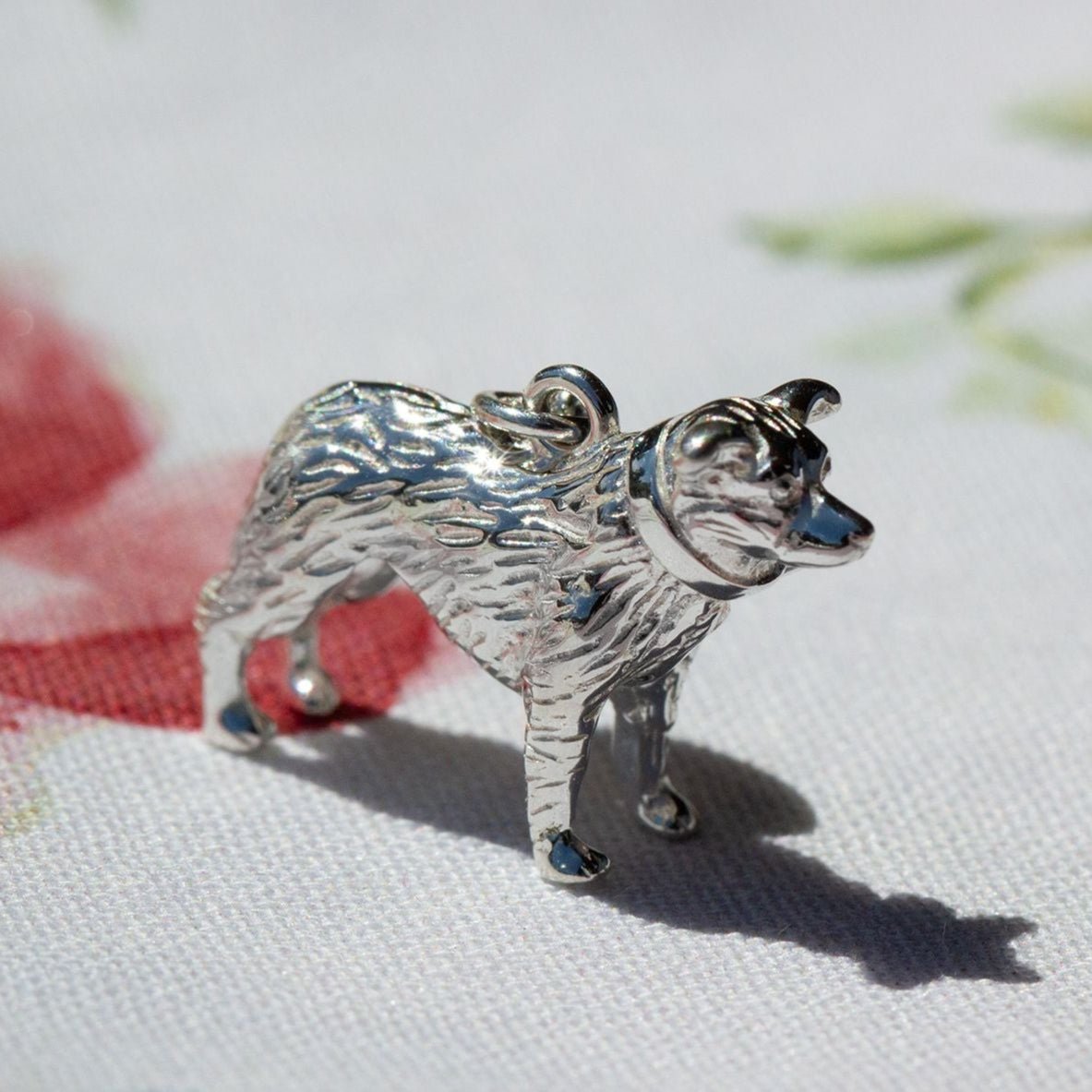 Border Collie Silver Charm - MYLEE London