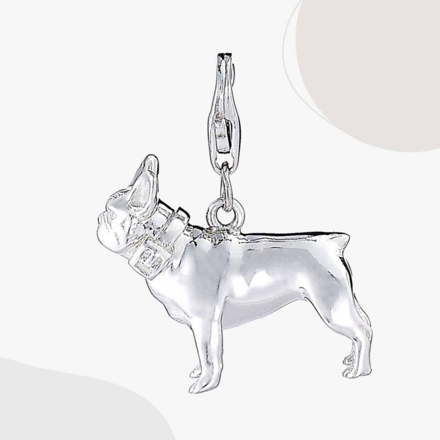 French Bulldog Silver Charm - MYLEE London