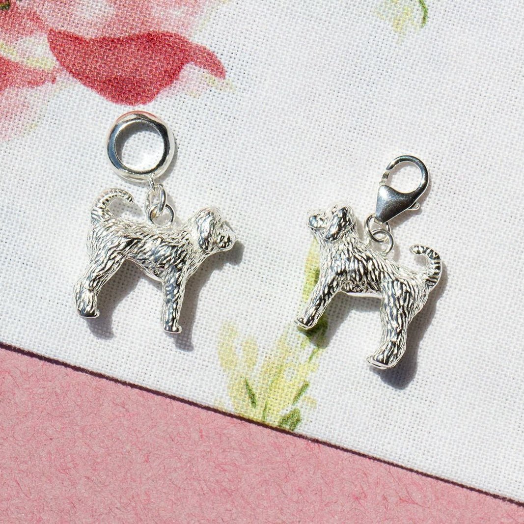 Labradoodle Silver Charm - MYLEE London
