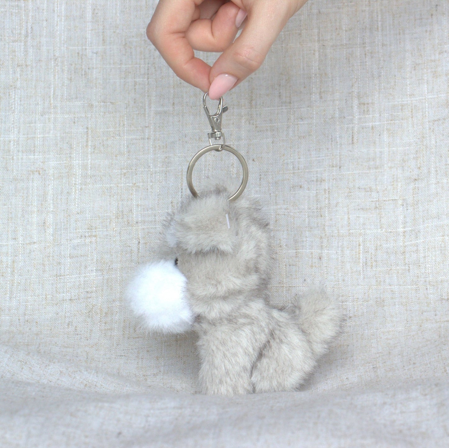 Plush Animal Key Ring - MYLEE London