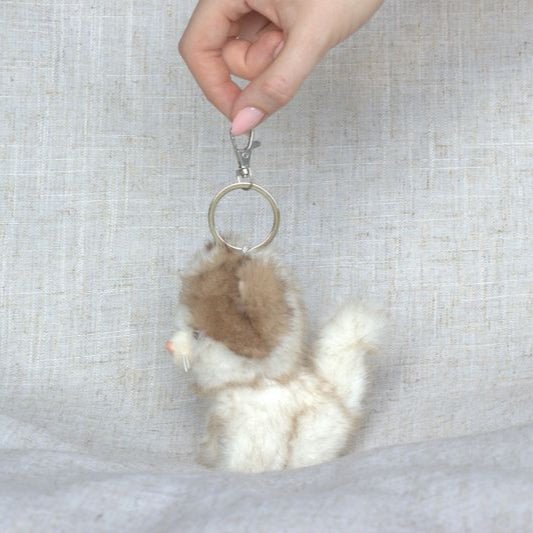 Plush Animal Key Ring - MYLEE London
