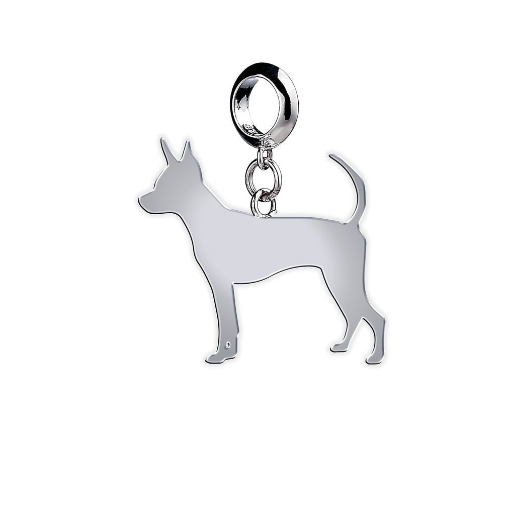 Russian Toy Silhouette Silver Charm - MYLEE London