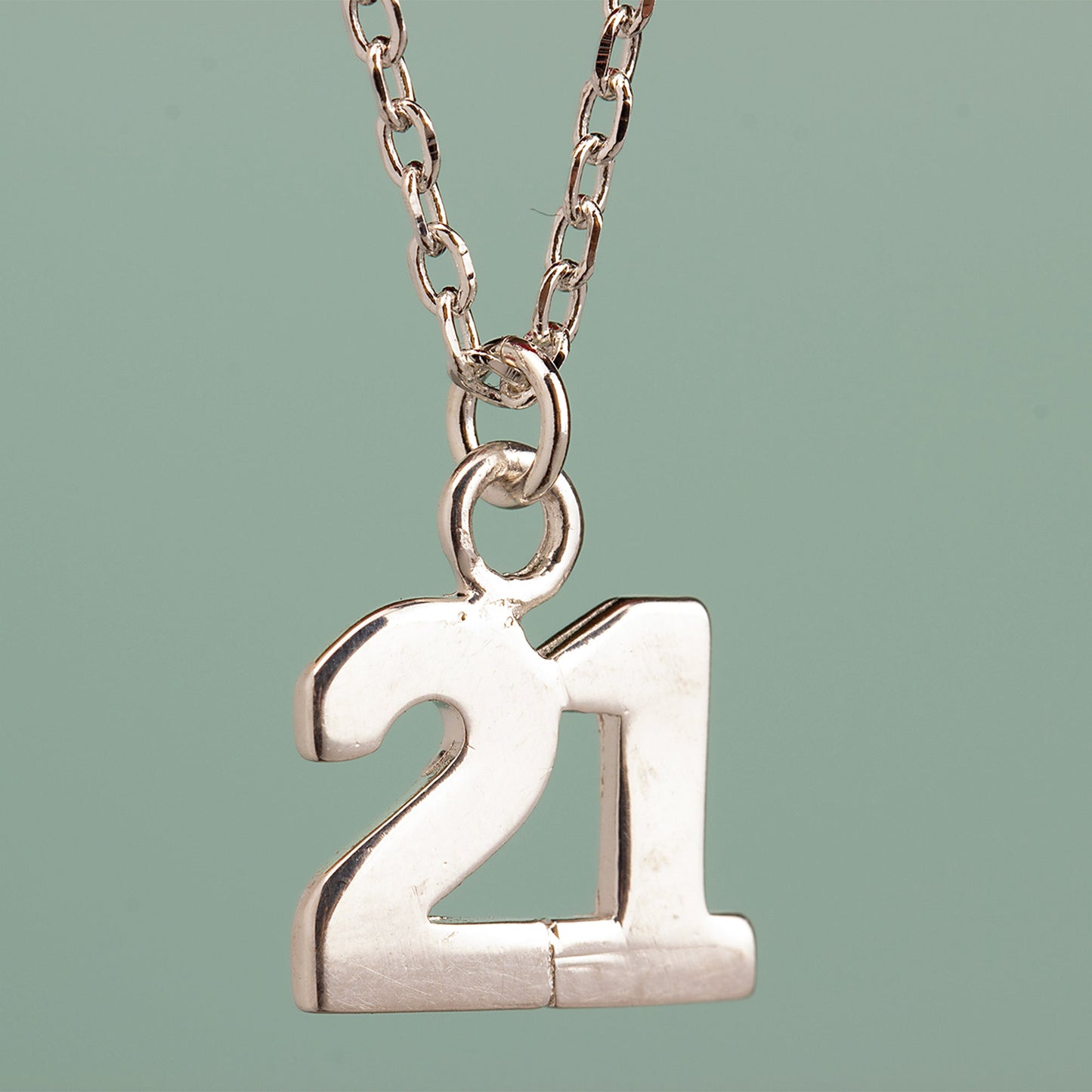 21 Charm Necklace - Sterling Silver - MYLEE London