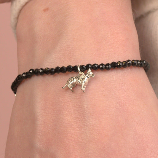 Alsatian Crystal Bracelet - Personalised - MYLEE London