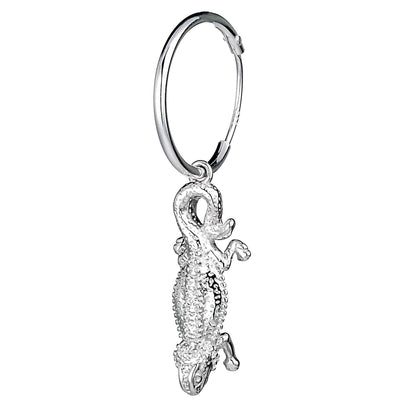 Bearded Dragon Silver Earrings - MYLEE London