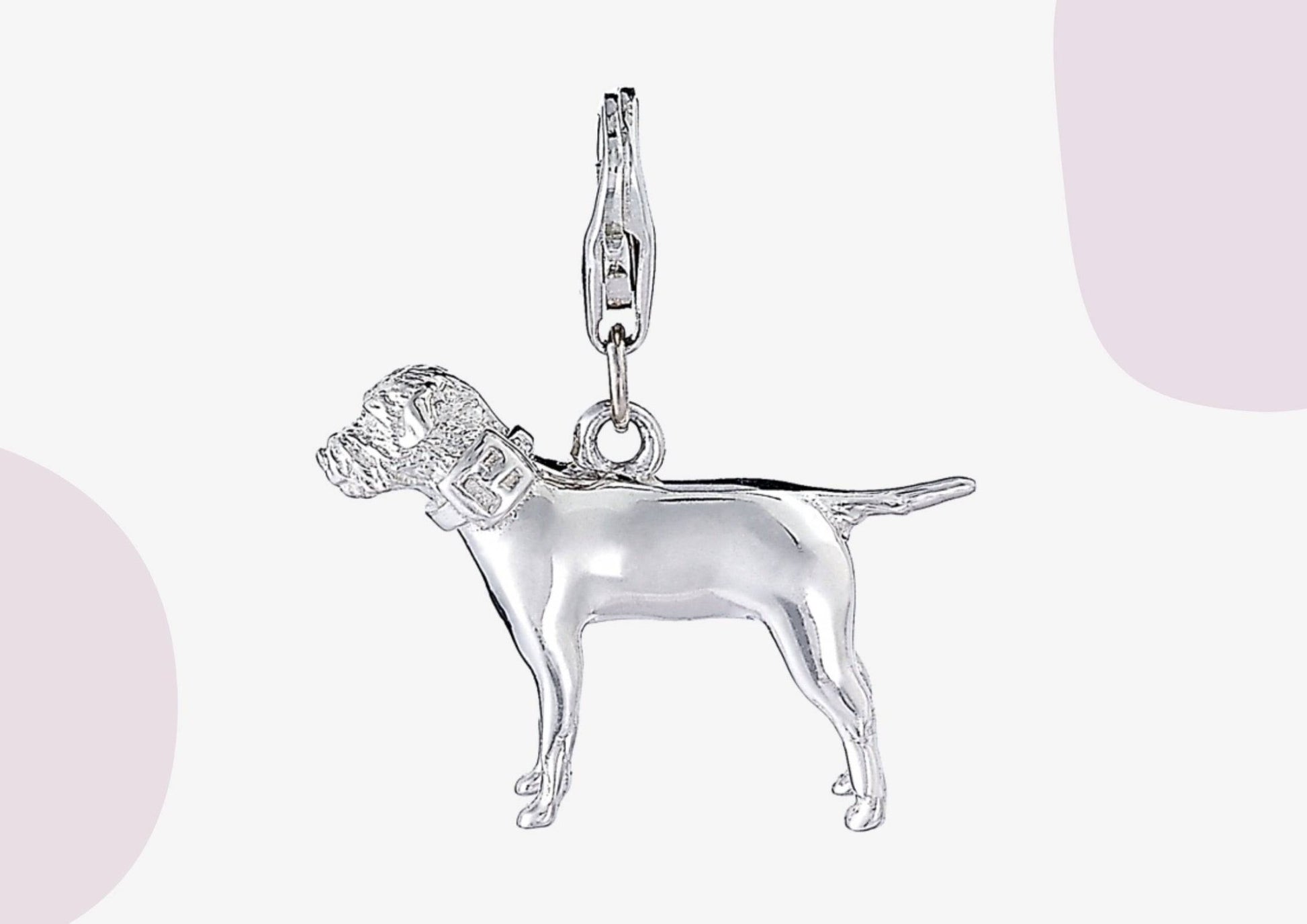 Border Terrier Silver Charm - MYLEE London