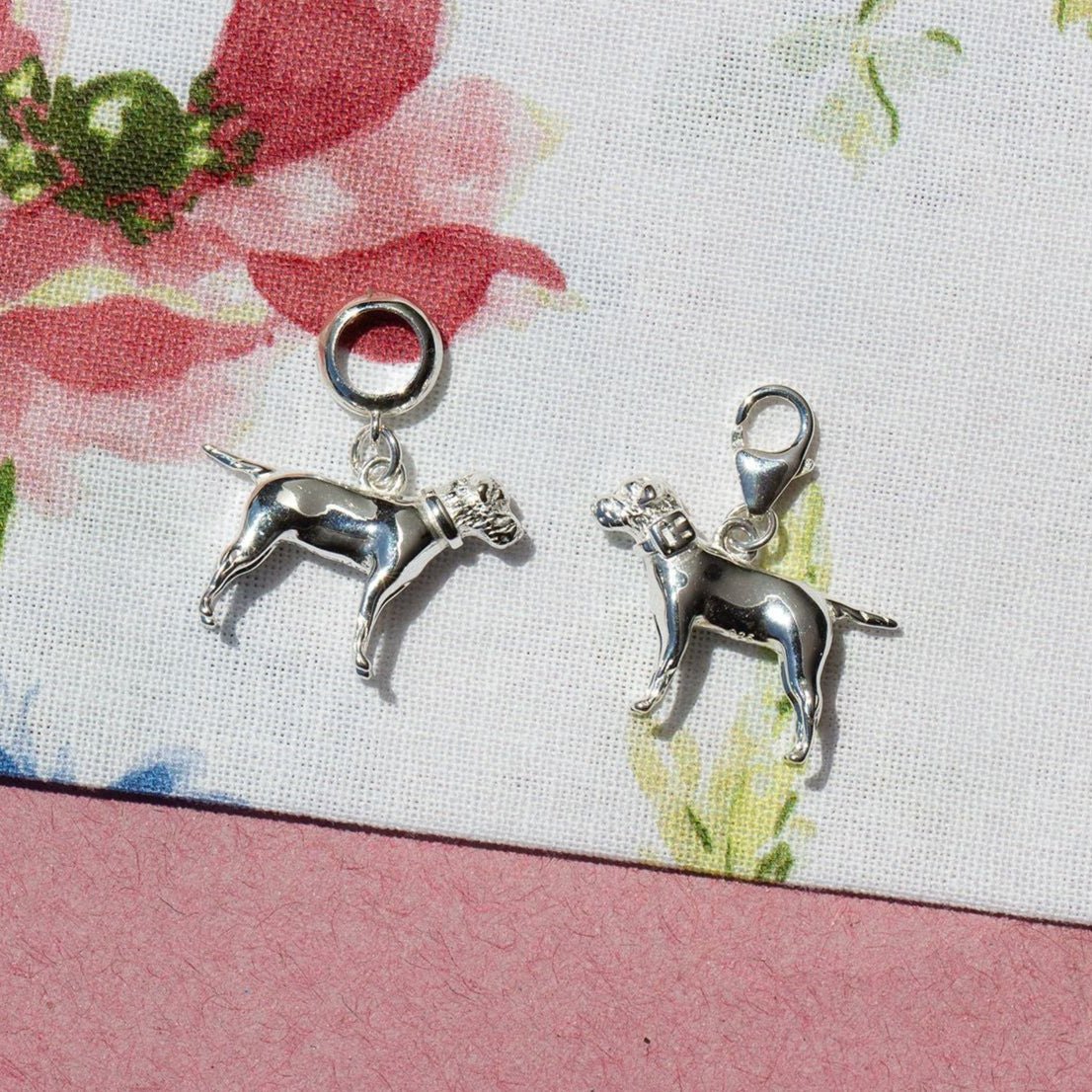 Border Terrier Silver Charm - MYLEE London