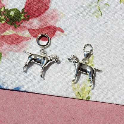 Border Terrier Silver Charm - MYLEE London