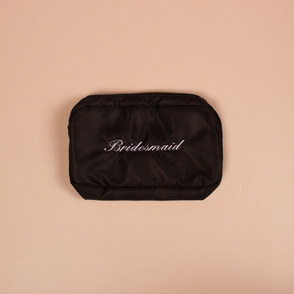 Bridal Embroidered Make - Up Cosmetics Bag - MYLEE London
