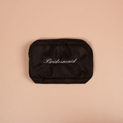 Bridal Embroidered Make - Up Cosmetics Bag - MYLEE London