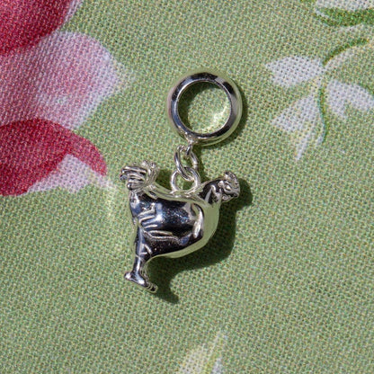 Chicken Silver Charm - MYLEE London