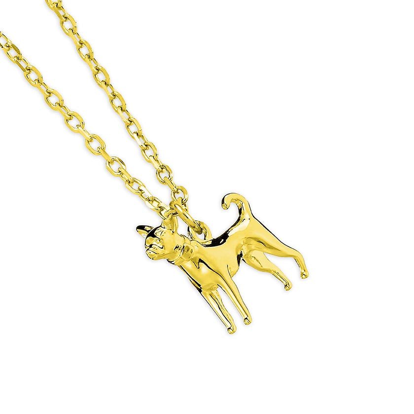 Chihuahua Gold Necklace - Personalised - MYLEE London