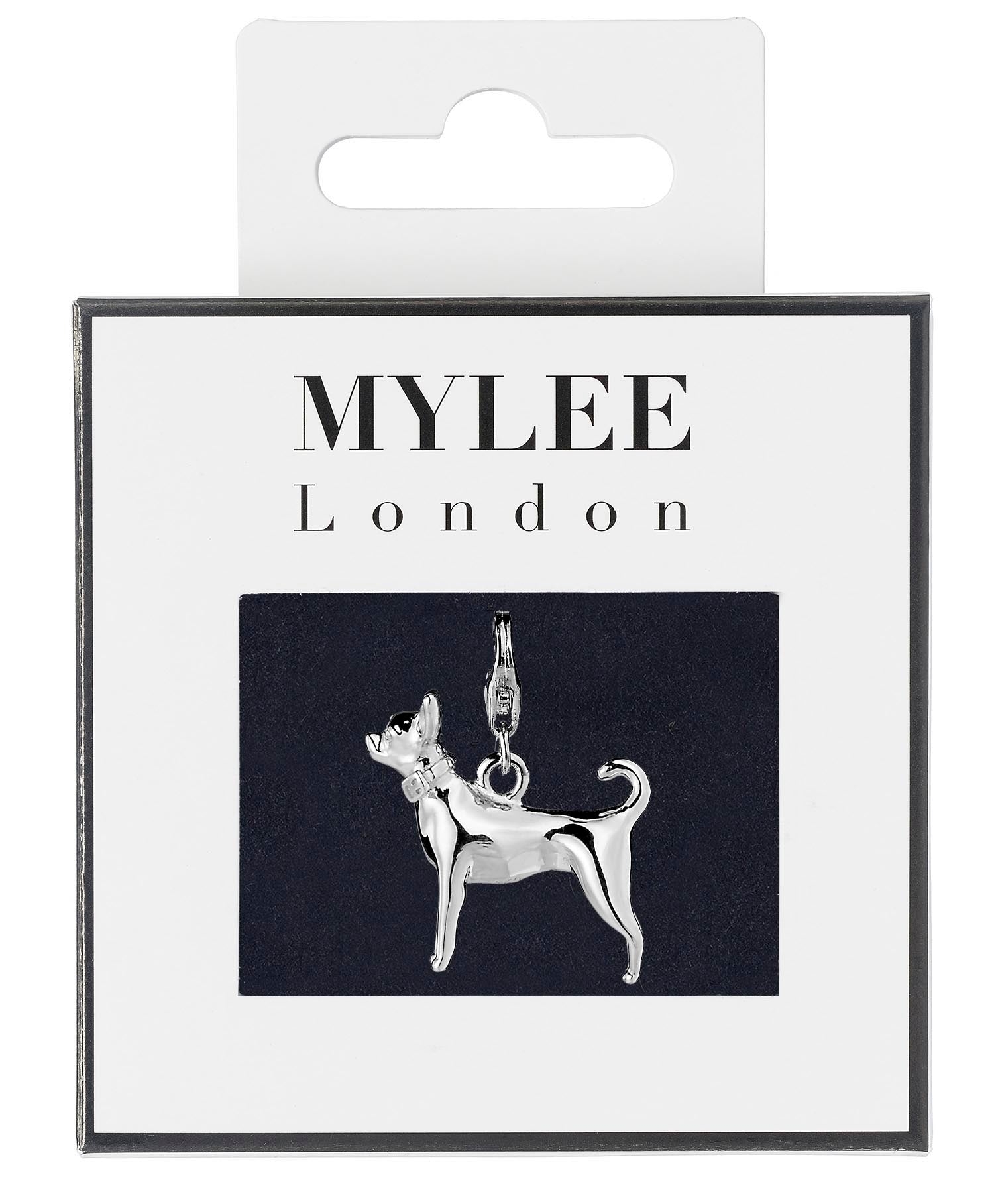 Chihuahua Silver Plated Charm - MYLEE London