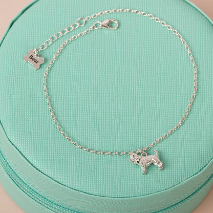 Cockapoo Dainty Chain Bracelet - Personalised - Sterling Silver - MYLEE London