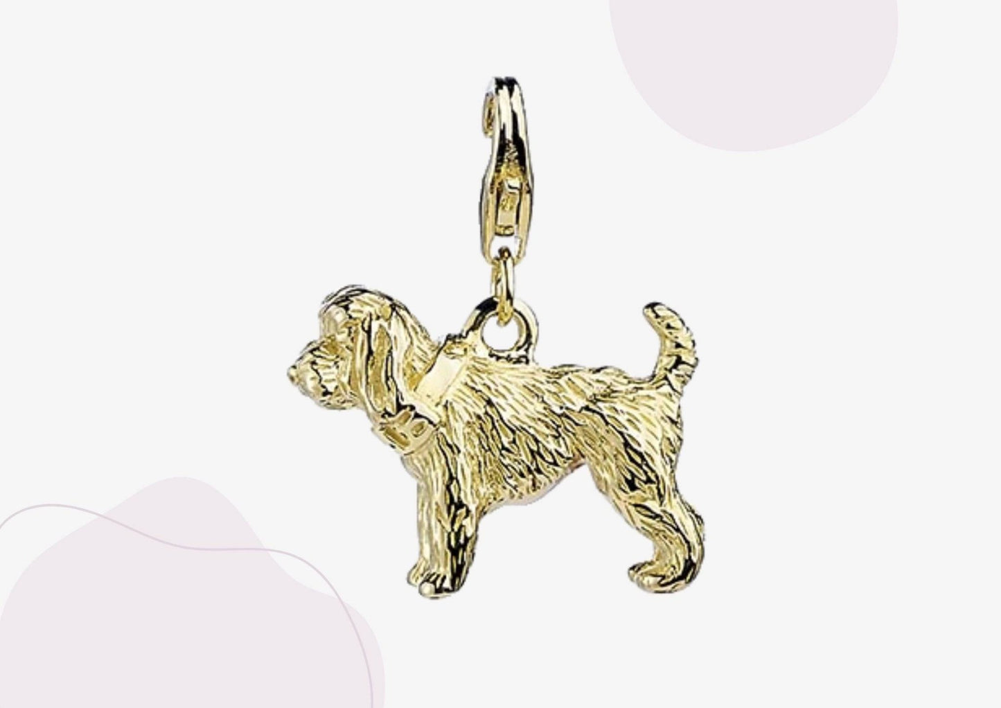 Cockapoo Gold Charm - MYLEE London