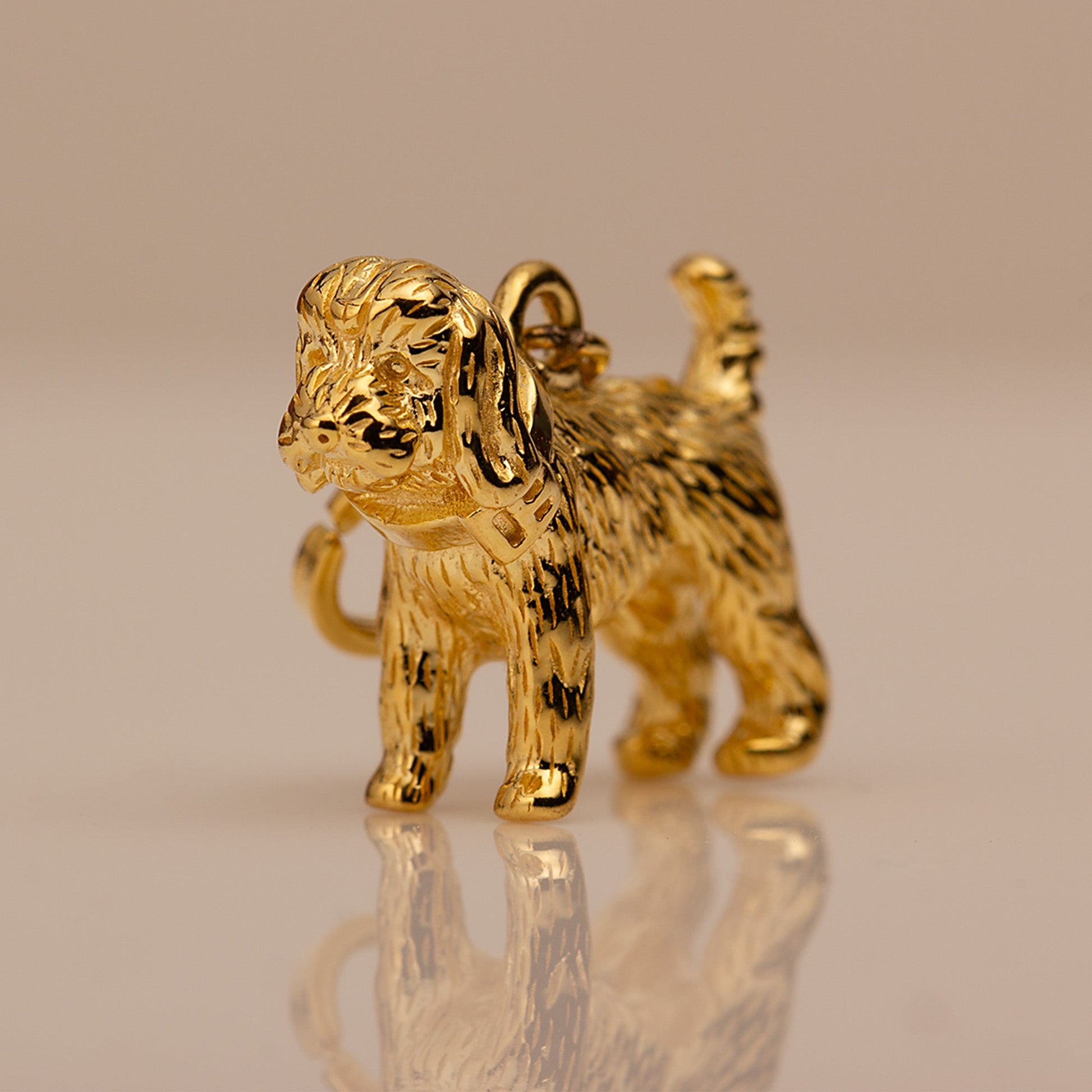 Cockapoo Gold Charm - MYLEE London