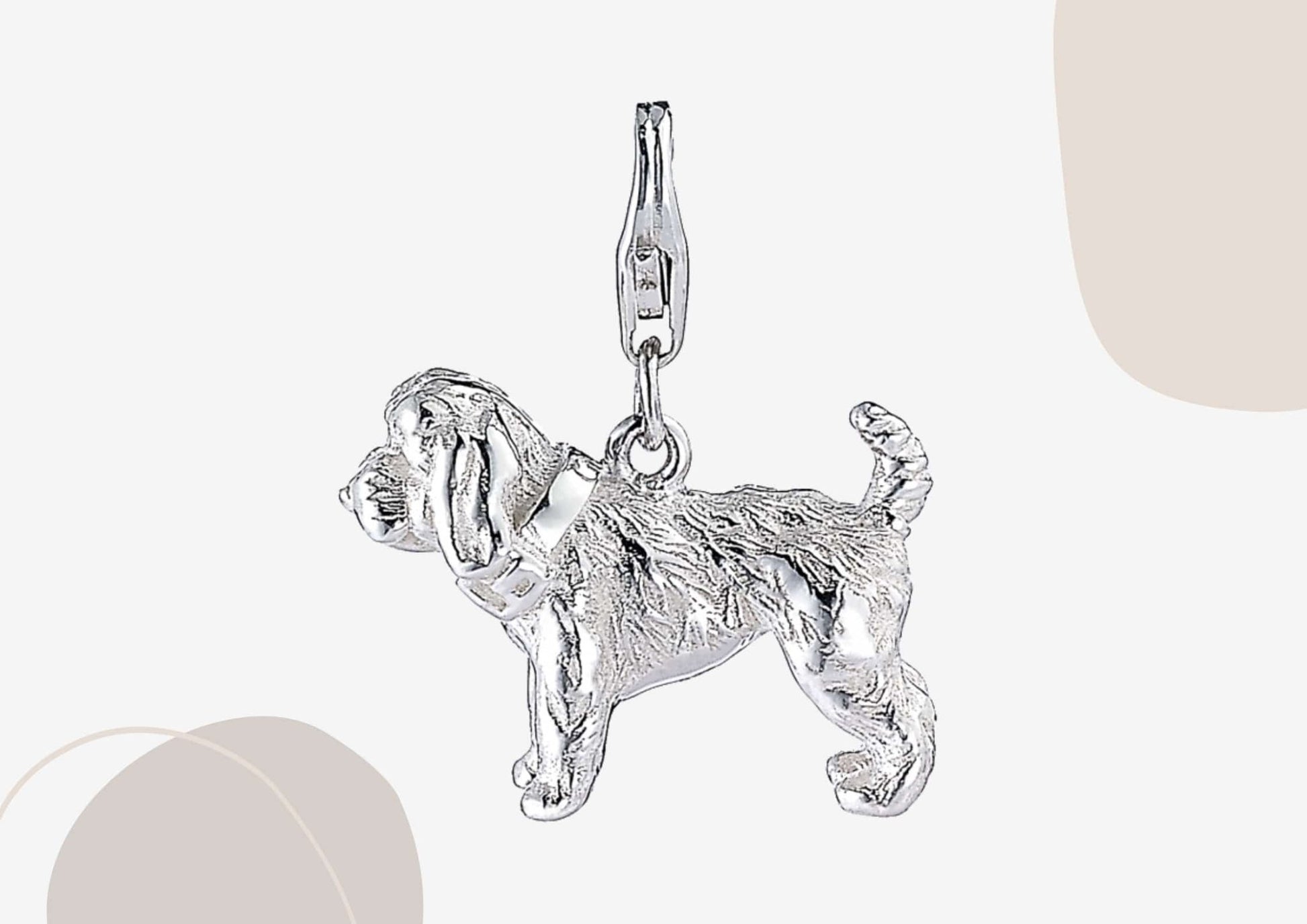 Cockapoo Silver Charm - MYLEE London