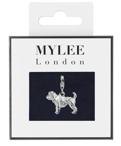 Cockapoo Silver Plated Charm - MYLEE London