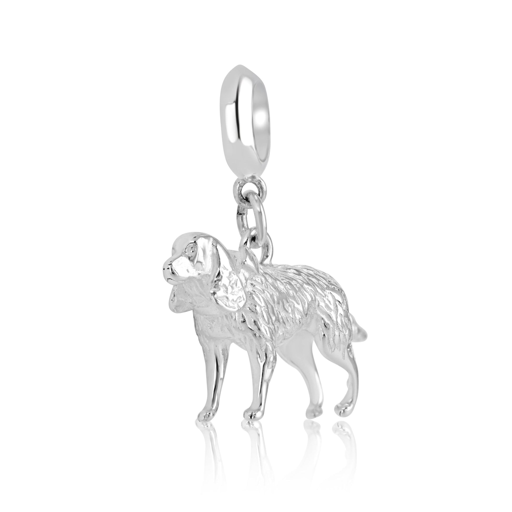 Cocker Spaniel Silver Charm - MYLEE London