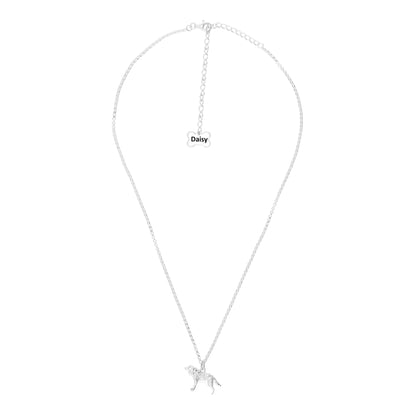 Cocker Spaniel Silver Necklace - Personalised - MYLEE London