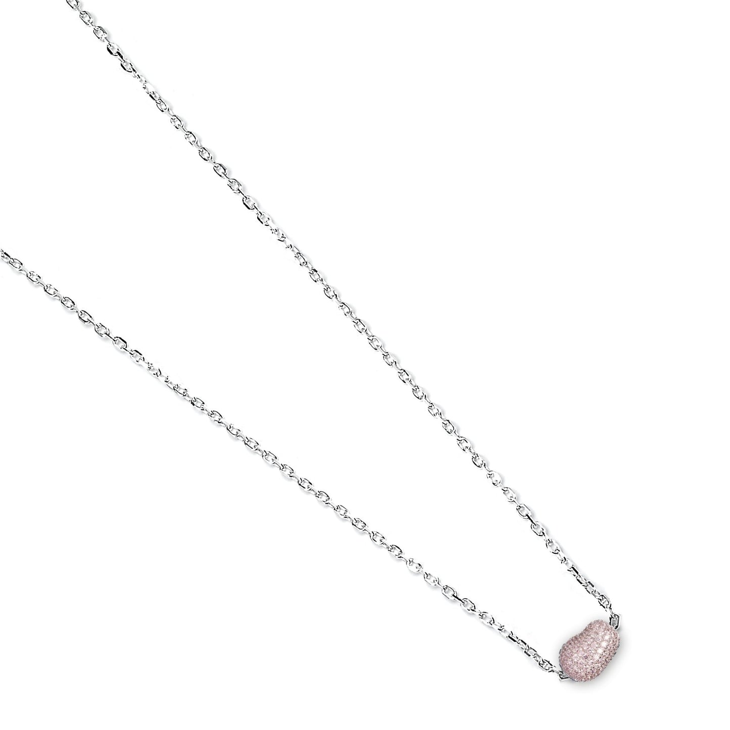 Crystal Bean Necklace - Sterling Silver - MYLEE London