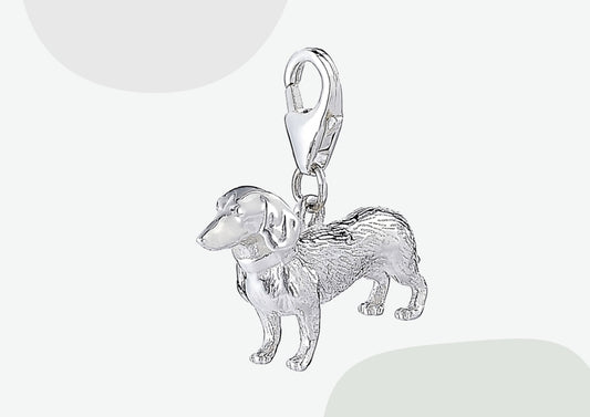 Dachshund Silver Charm - MYLEE London