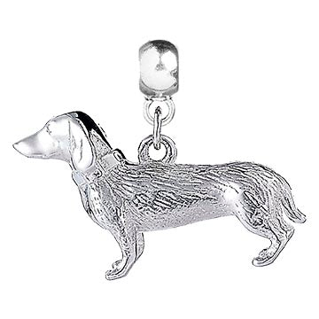 Dachshund Silver Charm - MYLEE London