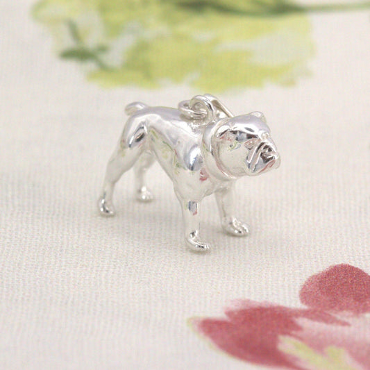 English Bulldog Silver Charm - MYLEE London
