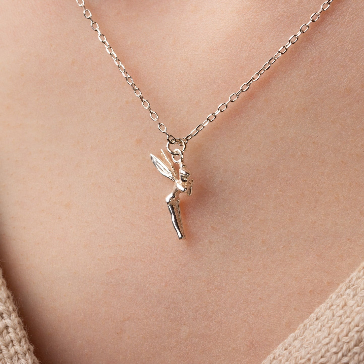 Fairy Necklace - Sterling Silver - MYLEE London