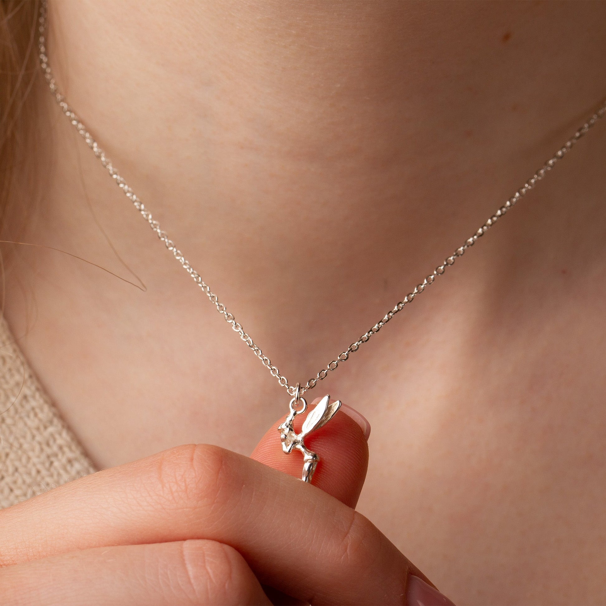 Fairy Necklace - Sterling Silver - MYLEE London