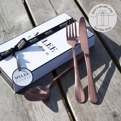 Father's Day Personalised 3 Piece Cutlery Set - MYLEE London