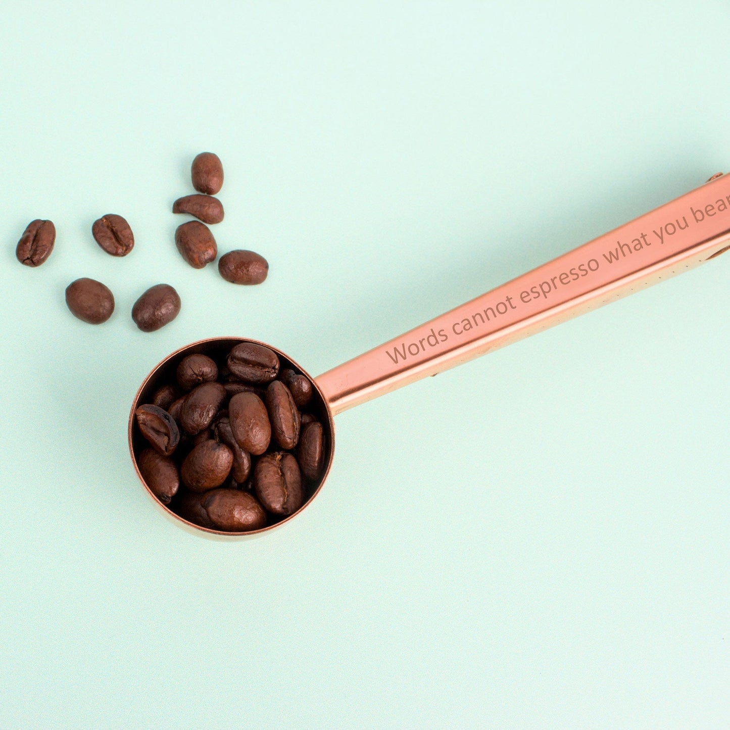 Father's Day Personalised Coffee Spoon and Bag Clip - MYLEE London