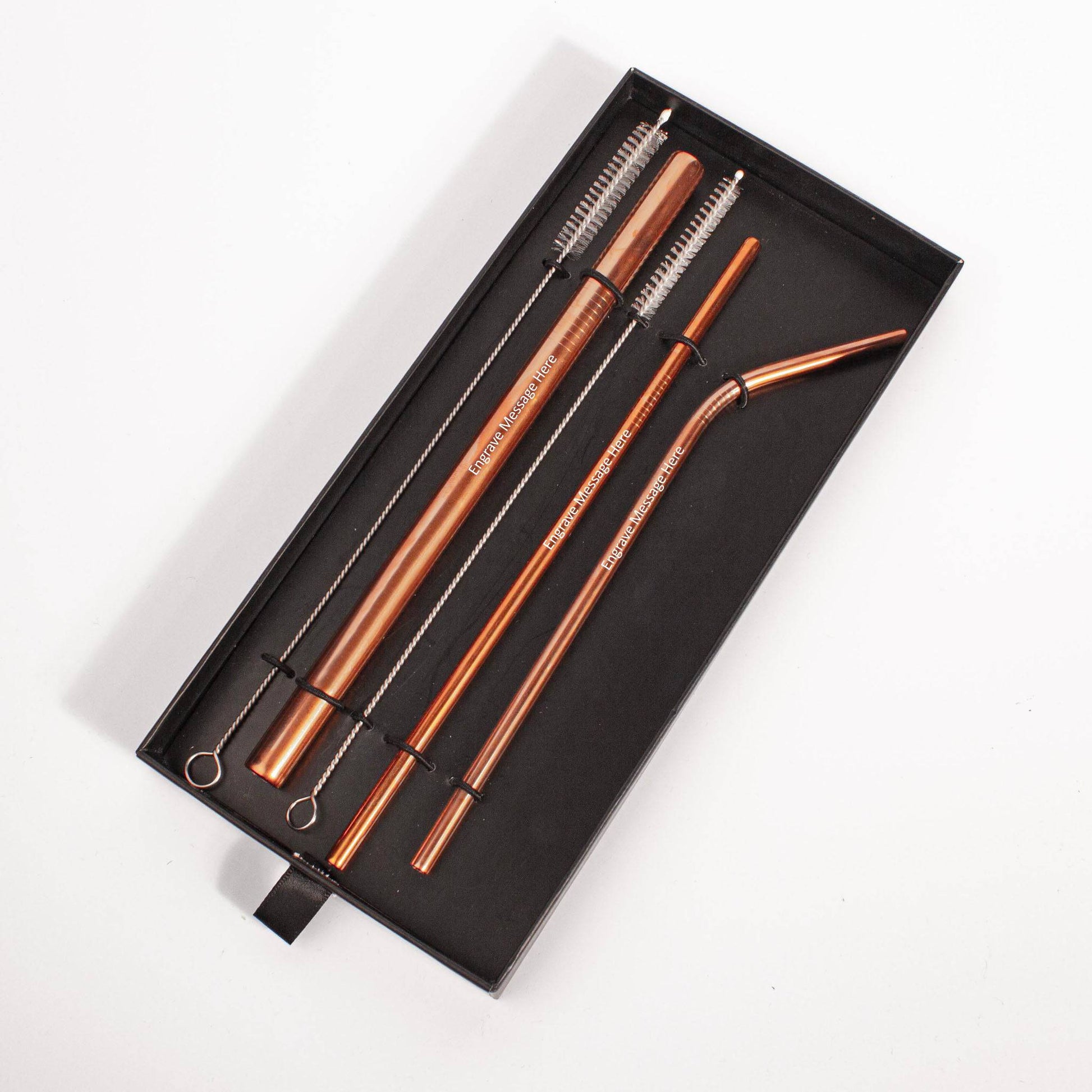 Father's Day Personalised Straw Gift Set with Free Gift Wrapping - MYLEE London