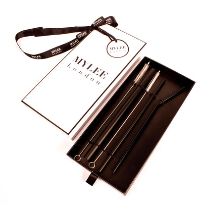 Father's Day Personalised Straw Gift Set with Free Gift Wrapping - MYLEE London