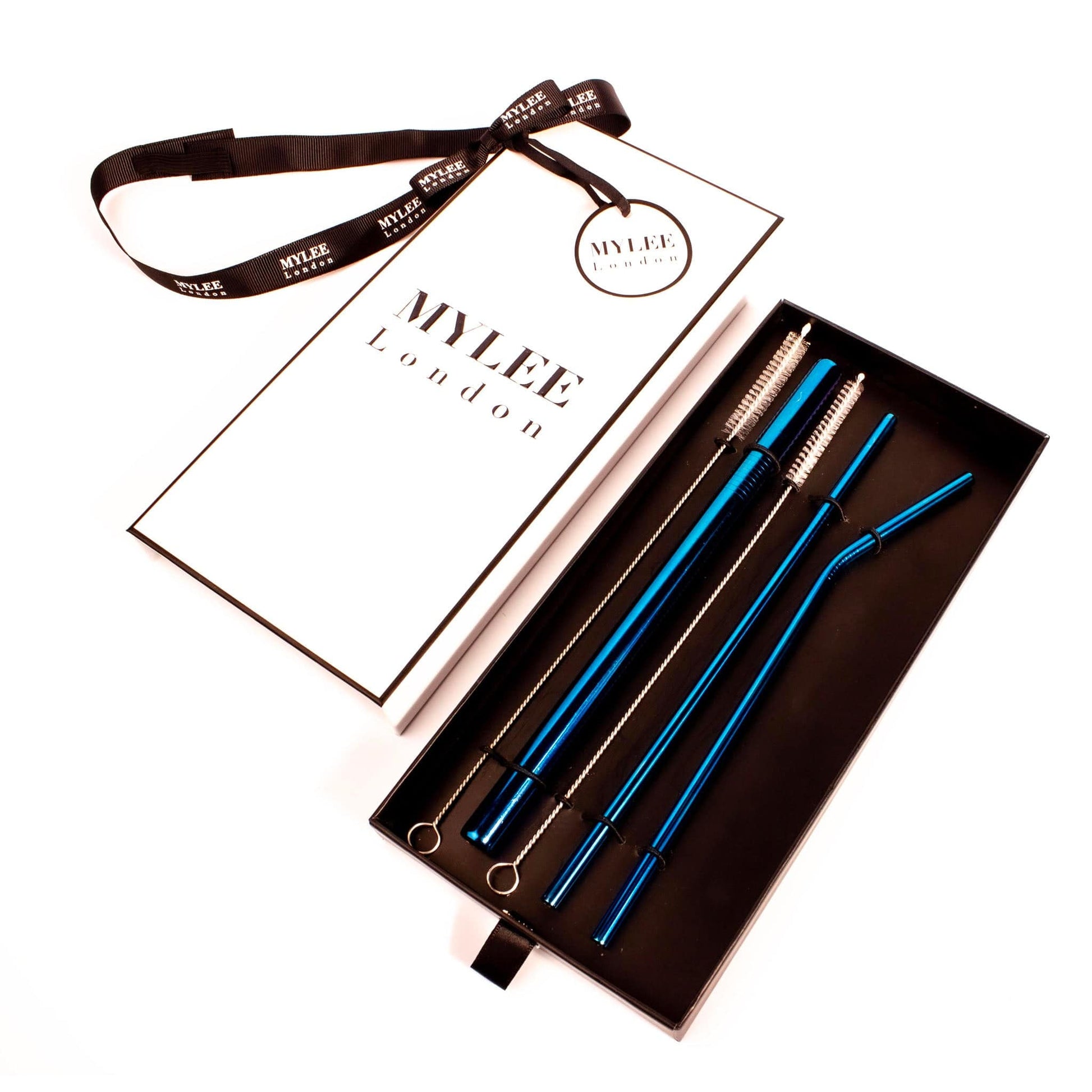 Father's Day Personalised Straw Gift Set with Free Gift Wrapping - MYLEE London