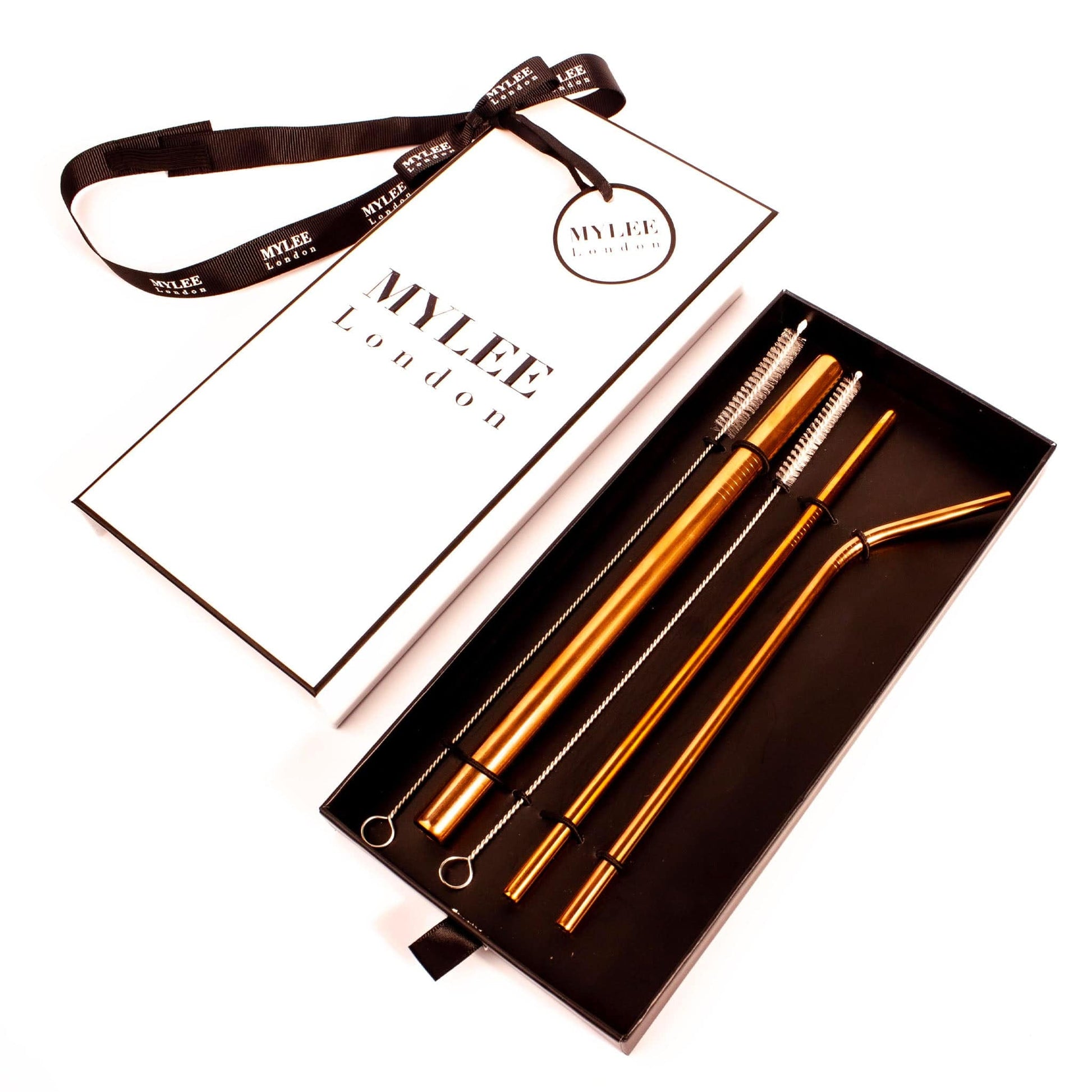 Father's Day Personalised Straw Gift Set with Free Gift Wrapping - MYLEE London