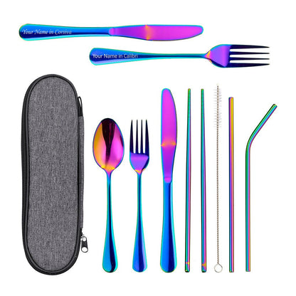 Father's Day Travel Cutlery Set - Personalised - MYLEE London