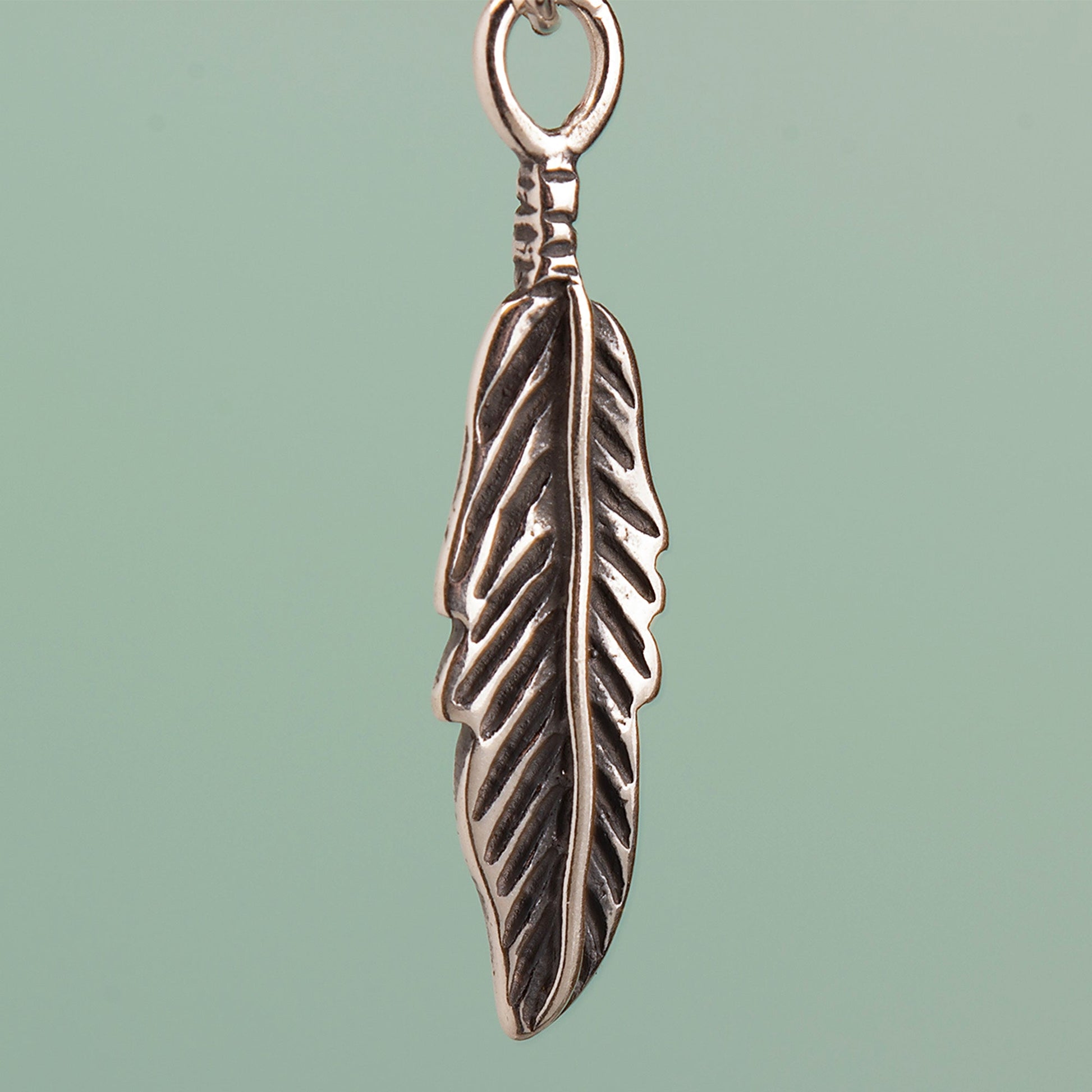 Feather Necklace - Sterling Silver - MYLEE London