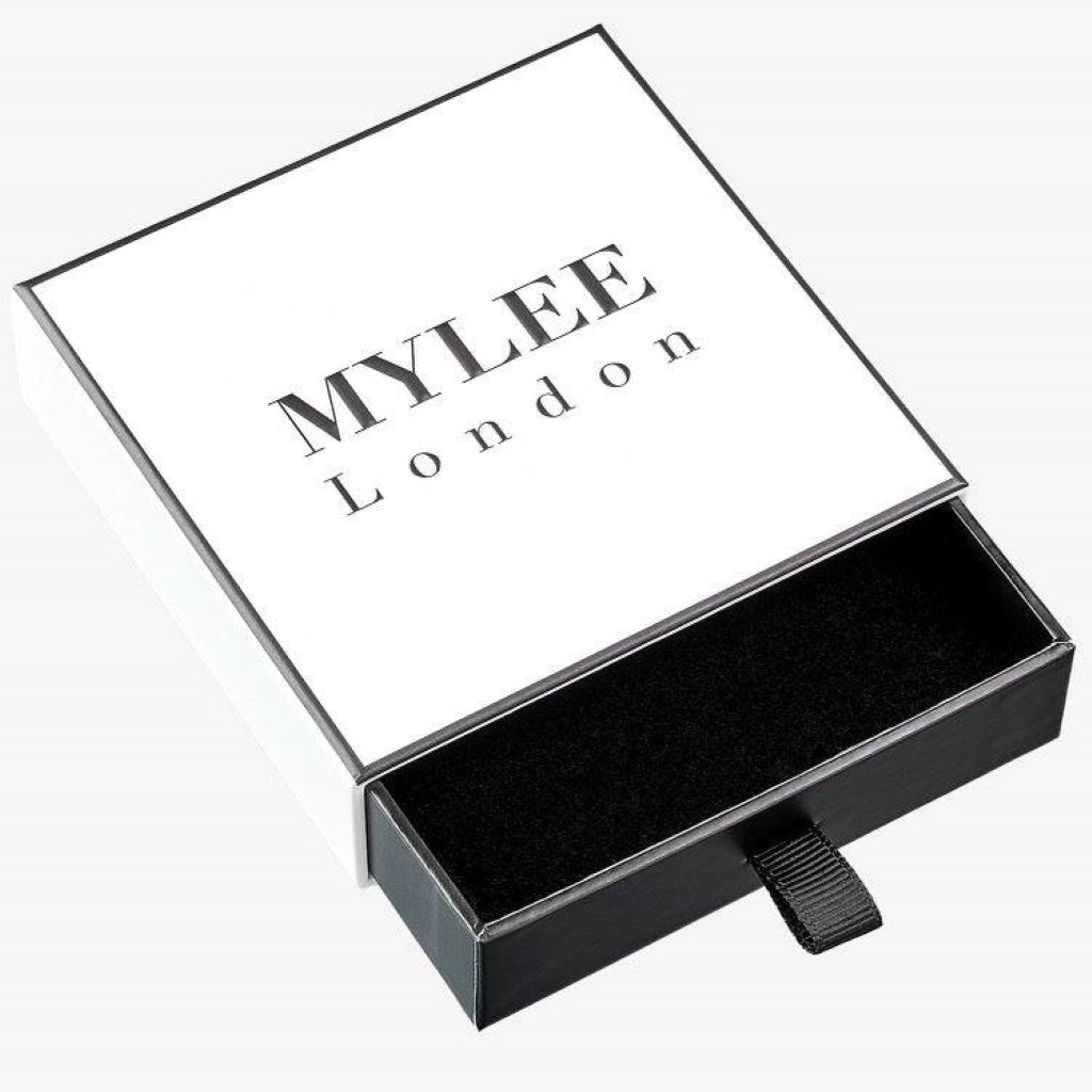 German Spitz Silhouette Silver Charm - MYLEE London