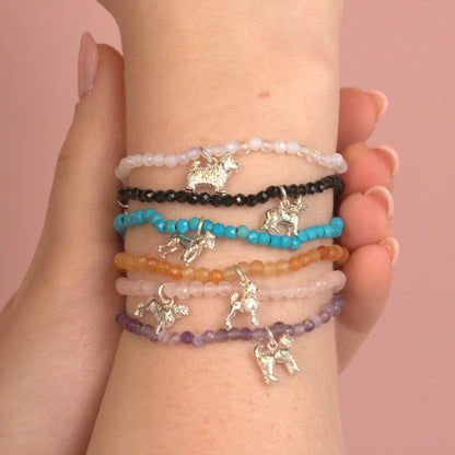 Great Dane Crystal Bracelet - Personalised - MYLEE London