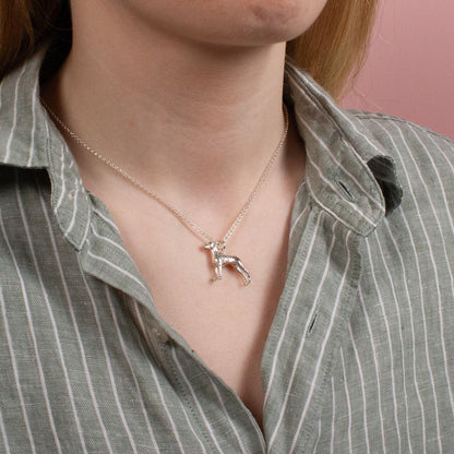 Great Dane Silver Necklace - Personalised - MYLEE London