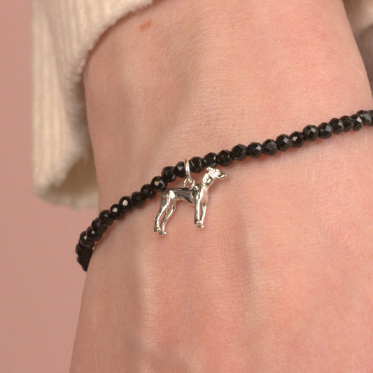 Greyhound Crystal Bracelet - Personalised - MYLEE London