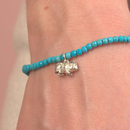 Guinea Pig Crystal Bracelet - Personalised - MYLEE London