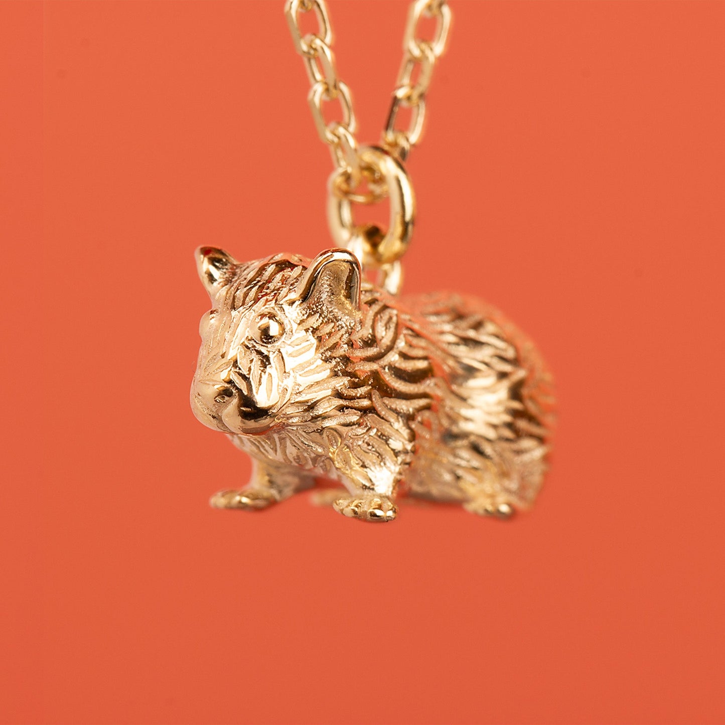 Guinea Pig Gold Necklace - Personalised - MYLEE London