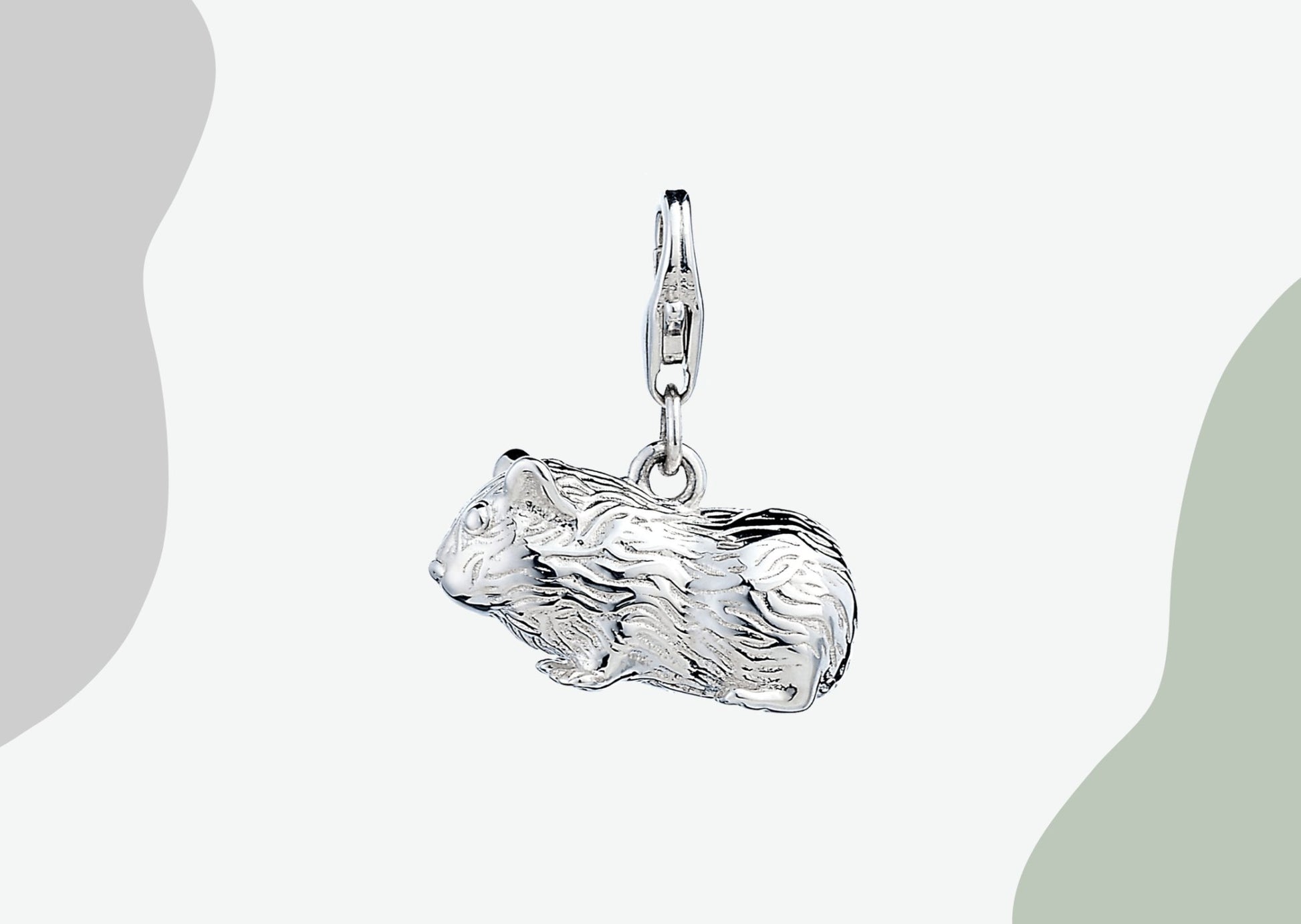 Guinea Pig Silver Charm - MYLEE London