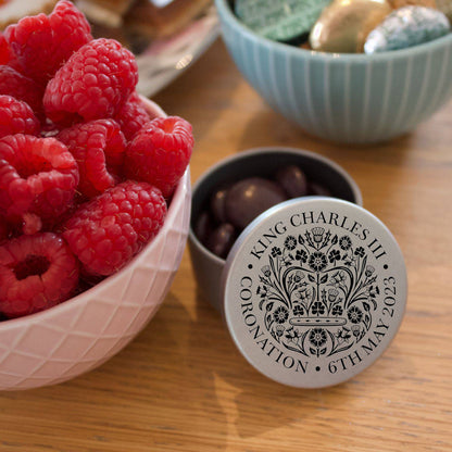 King Charles III's Coronation Personalised Metal Trinket Tins - MYLEE London