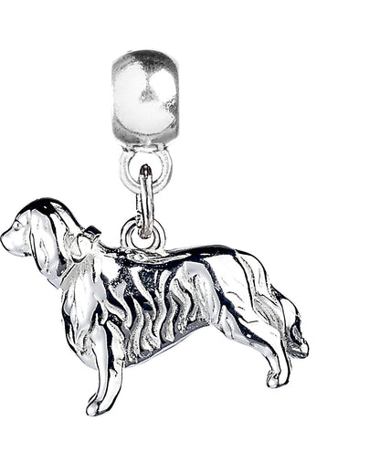 King Charles Spaniel Silver Charm - MYLEE London