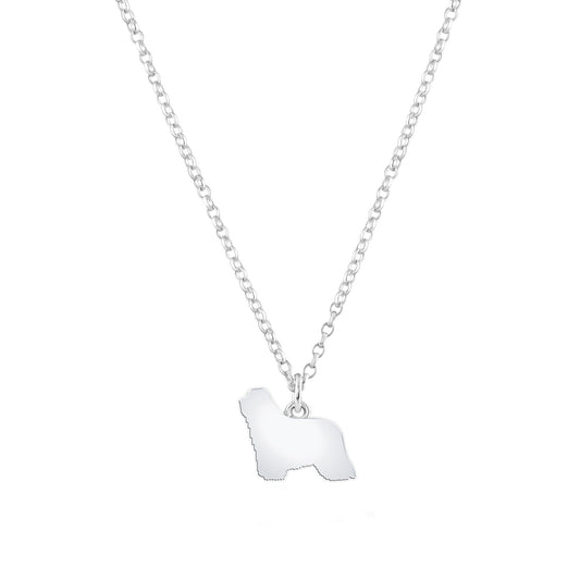 Komodor Silhouette Silver Necklace - Personalised - MYLEE London