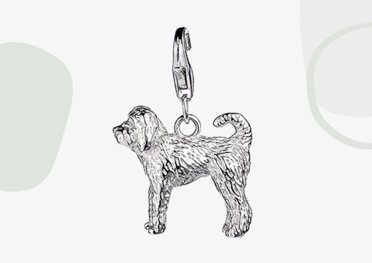 Labradoodle Silver Charm - MYLEE London