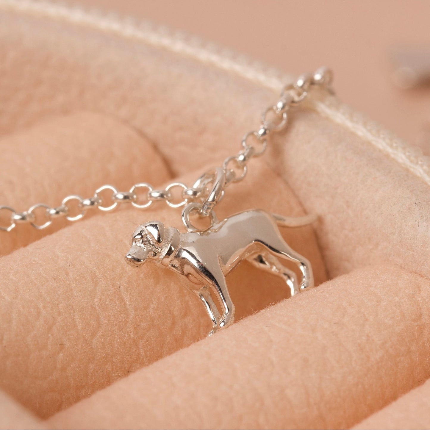 Labrador Dainty Chain Bracelet - Personalised - Sterling Silver - MYLEE London